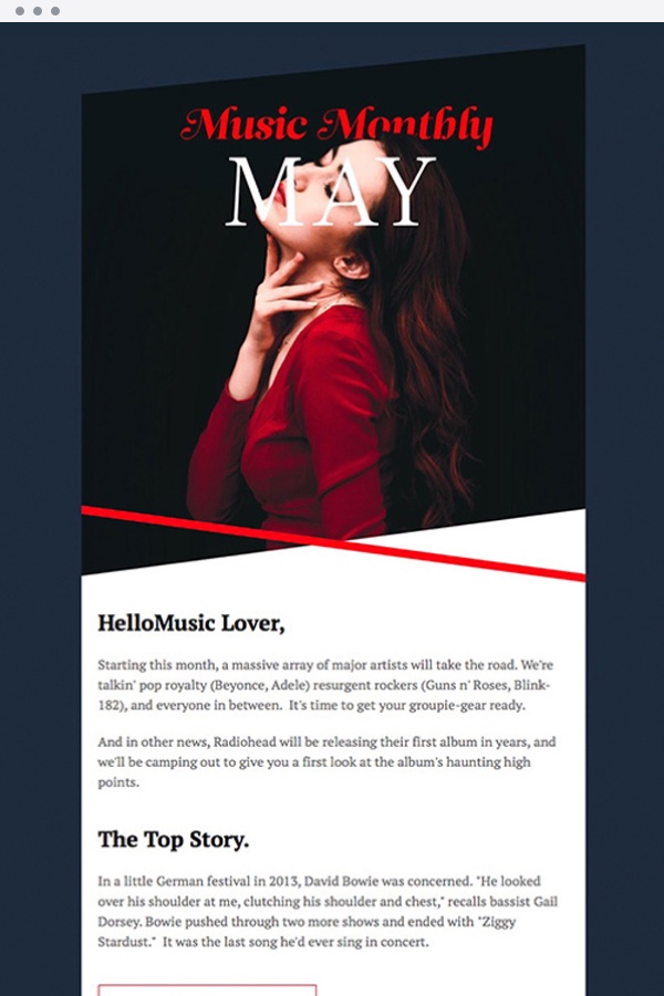 Email Marketing Template Example - 2