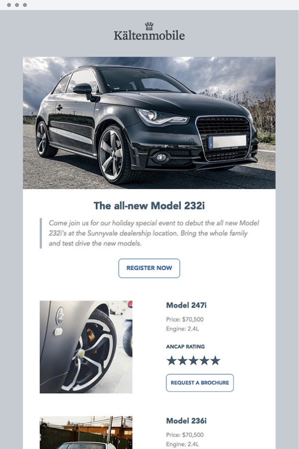 Email Marketing Template Example - 2